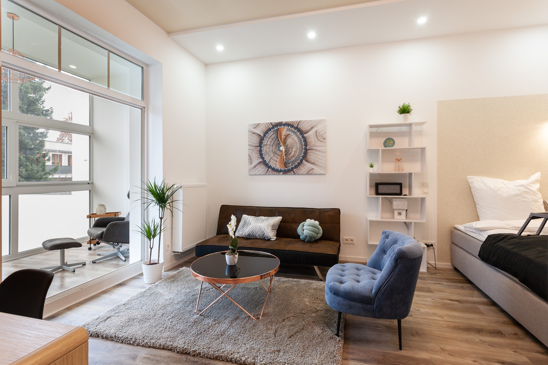 Modern furnished studio apartment in Frankfurt